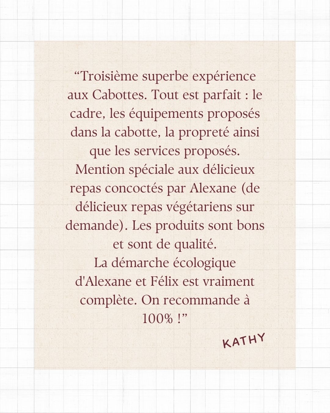 Les mots doux de Kathy ♥️
---
Kathy's sweet words ♥️